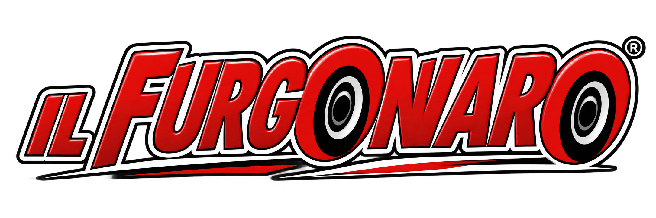 IL FURGONARO® - logo con due O stilizzate come ruote